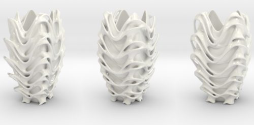 Porcelain Tower Vase